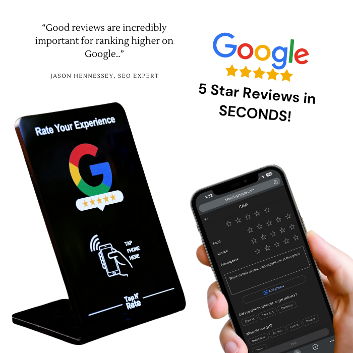 Google Tap Review Stand